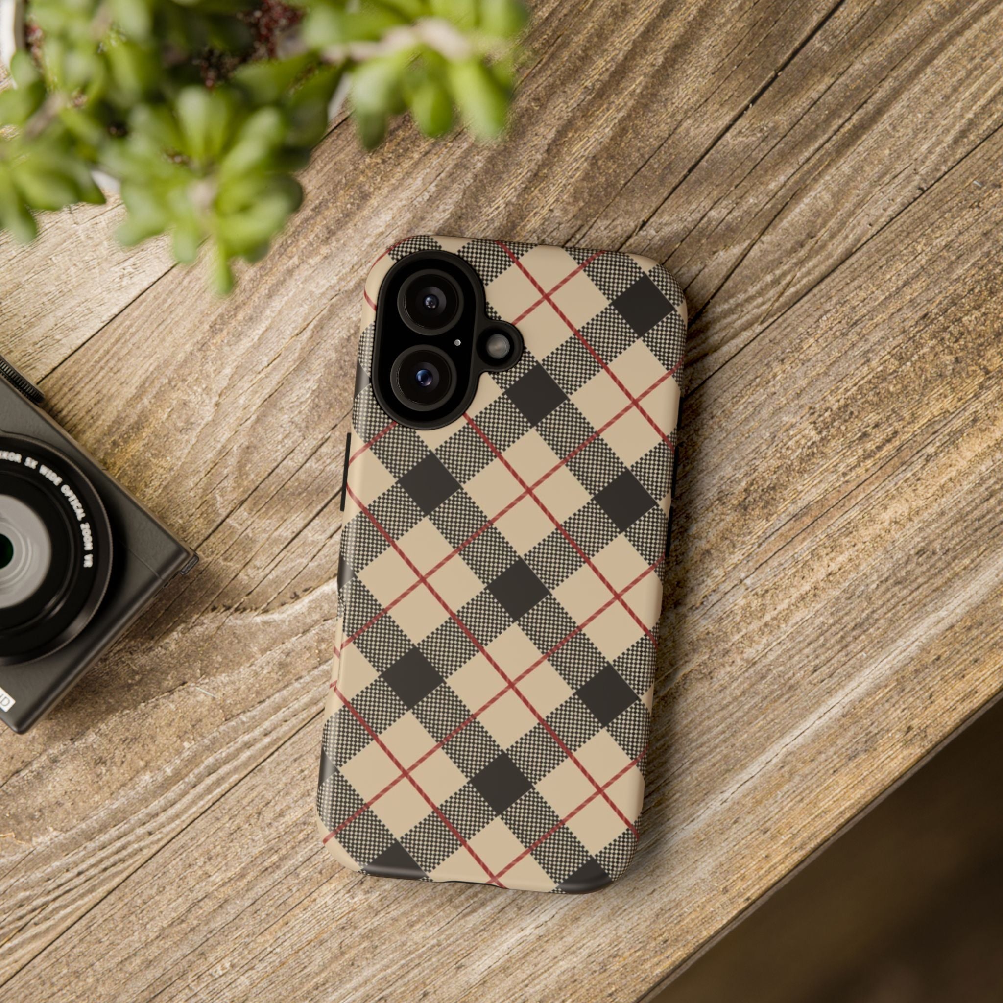 Heritage Plaid Premium Tough Shining Phone Case (Double Layer) Available For All iPhone Models