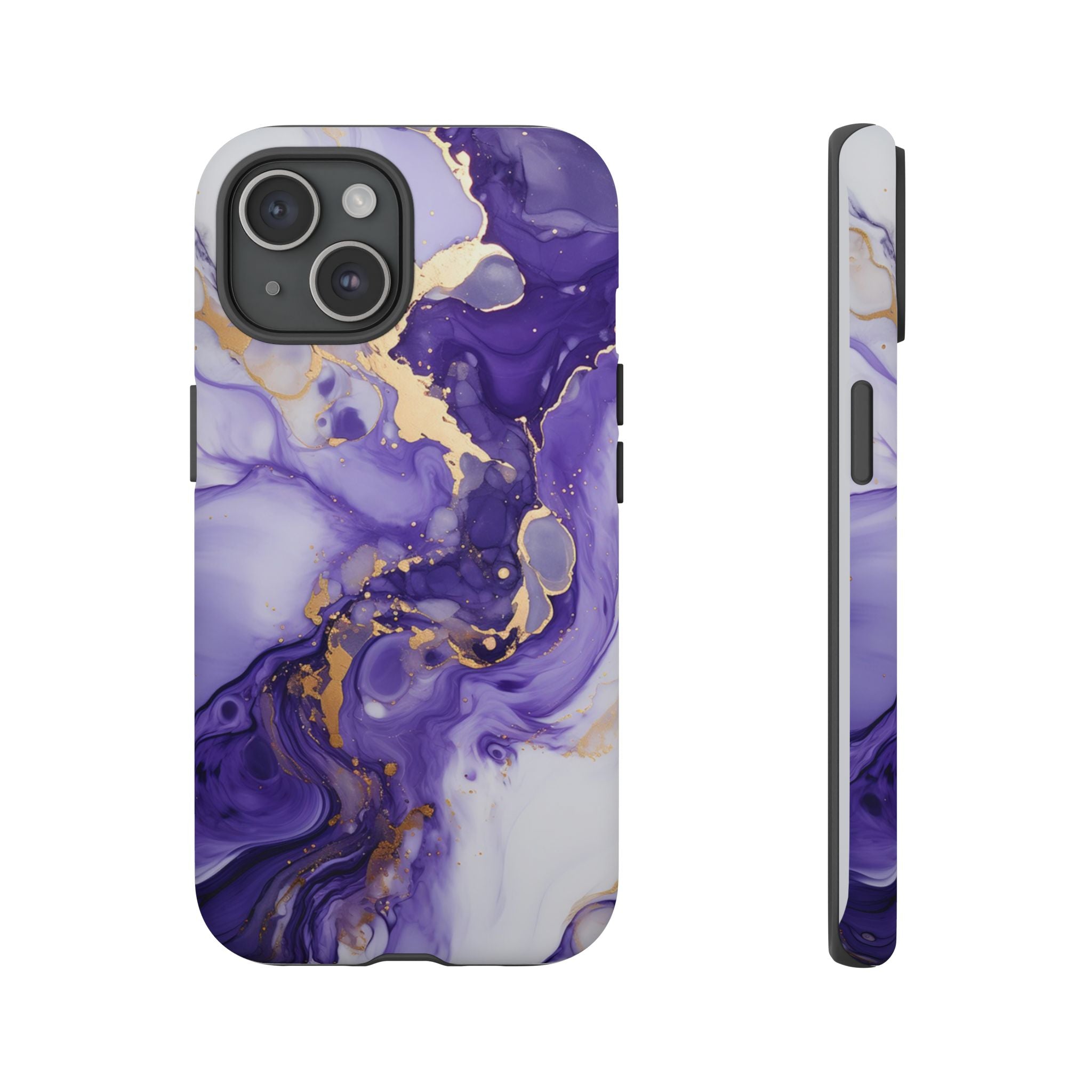 Violet Flow Premium Tough Shining Phone Case (Double Layer) Available For All iPhone Models