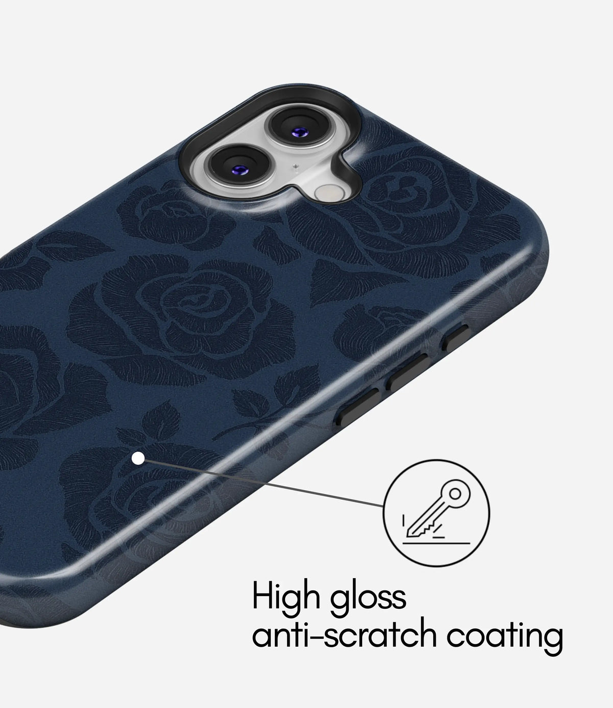 Blue Reverie Premium Tough Shining Phone Case (Double Layer) Available For All iPhone Models