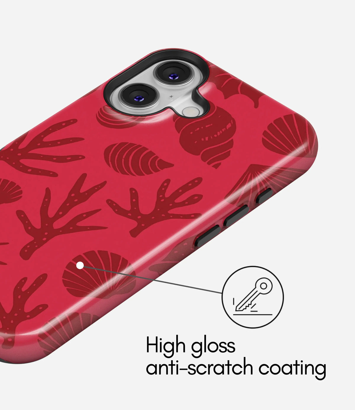 Crimson Coast Premium Tough Shining Phone Case (Double Layer) Available For All iPhone Models