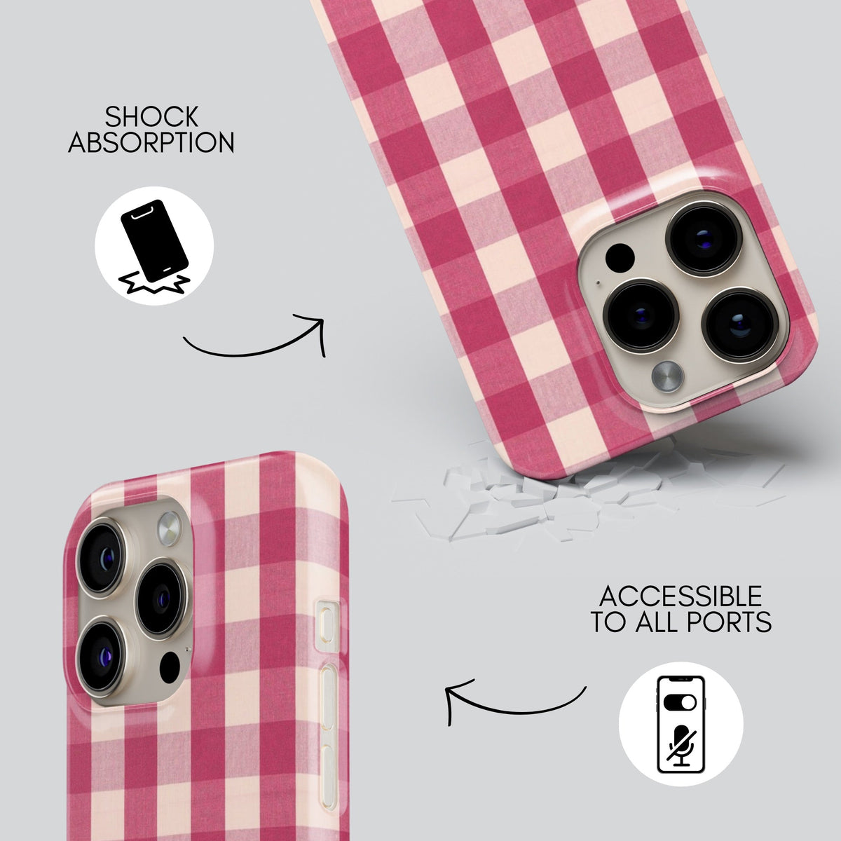 Mora Premium Tough Shining Phone Case (Double Layer) Available For All iPhone Models