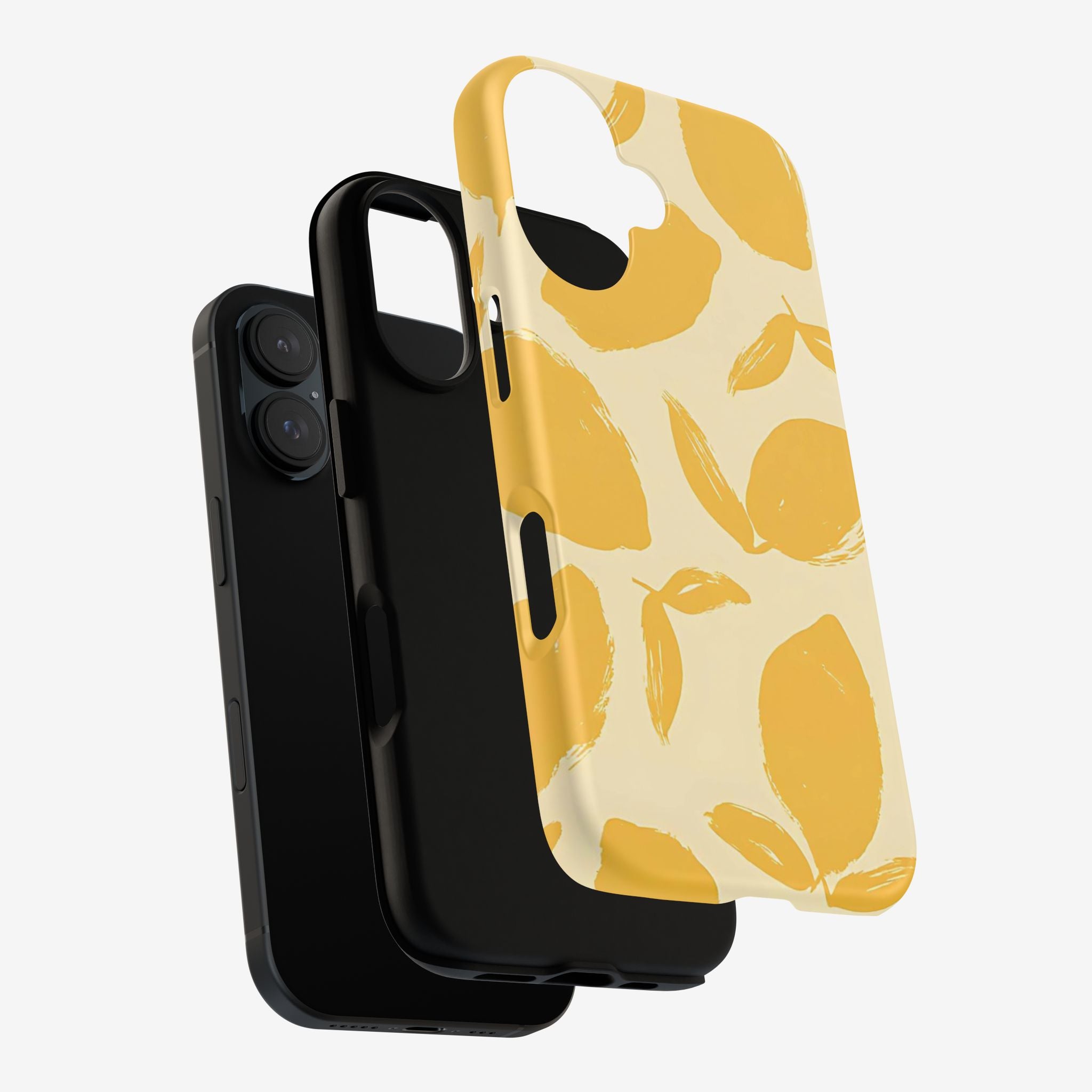 Citrus Glow Premium Tough Shining Phone Case (Double Layer) Available For All iPhone Models