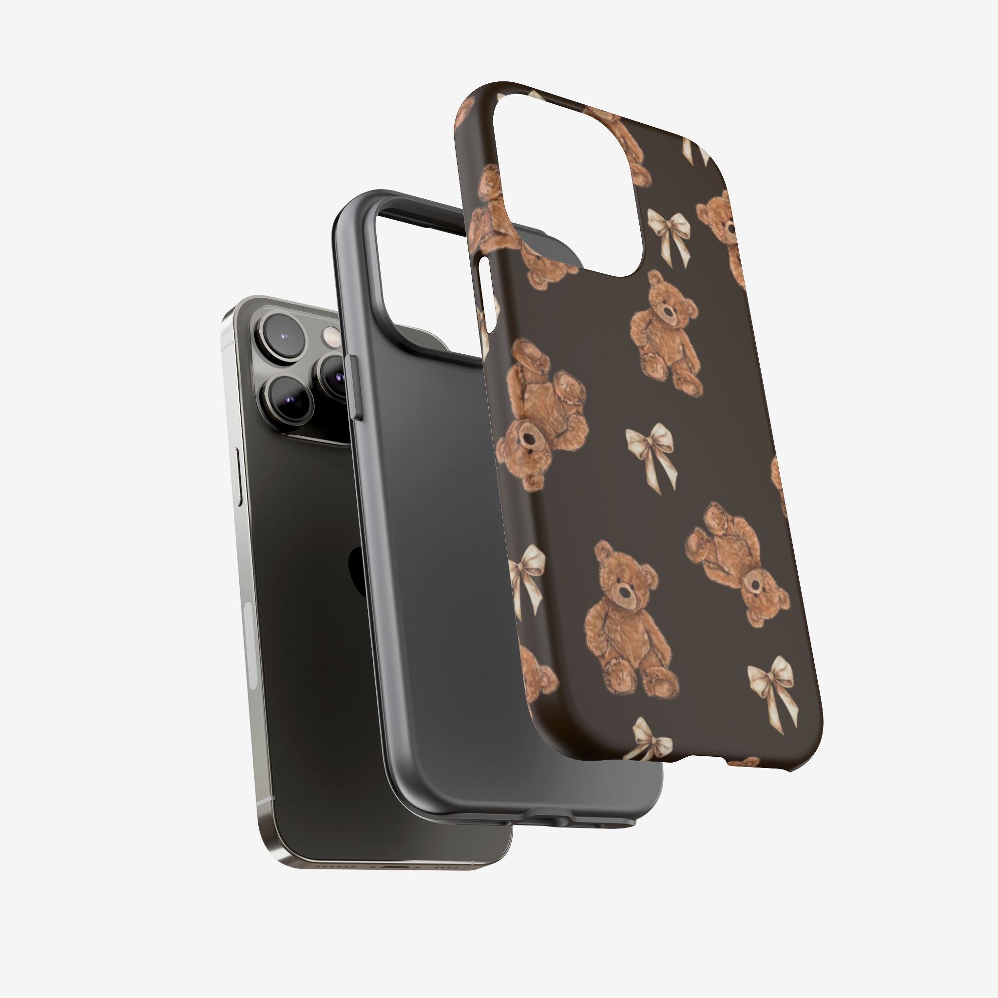 Cocoa Teddies Premium Tough Shining Phone Case (Double Layer) Available For All iPhone Models
