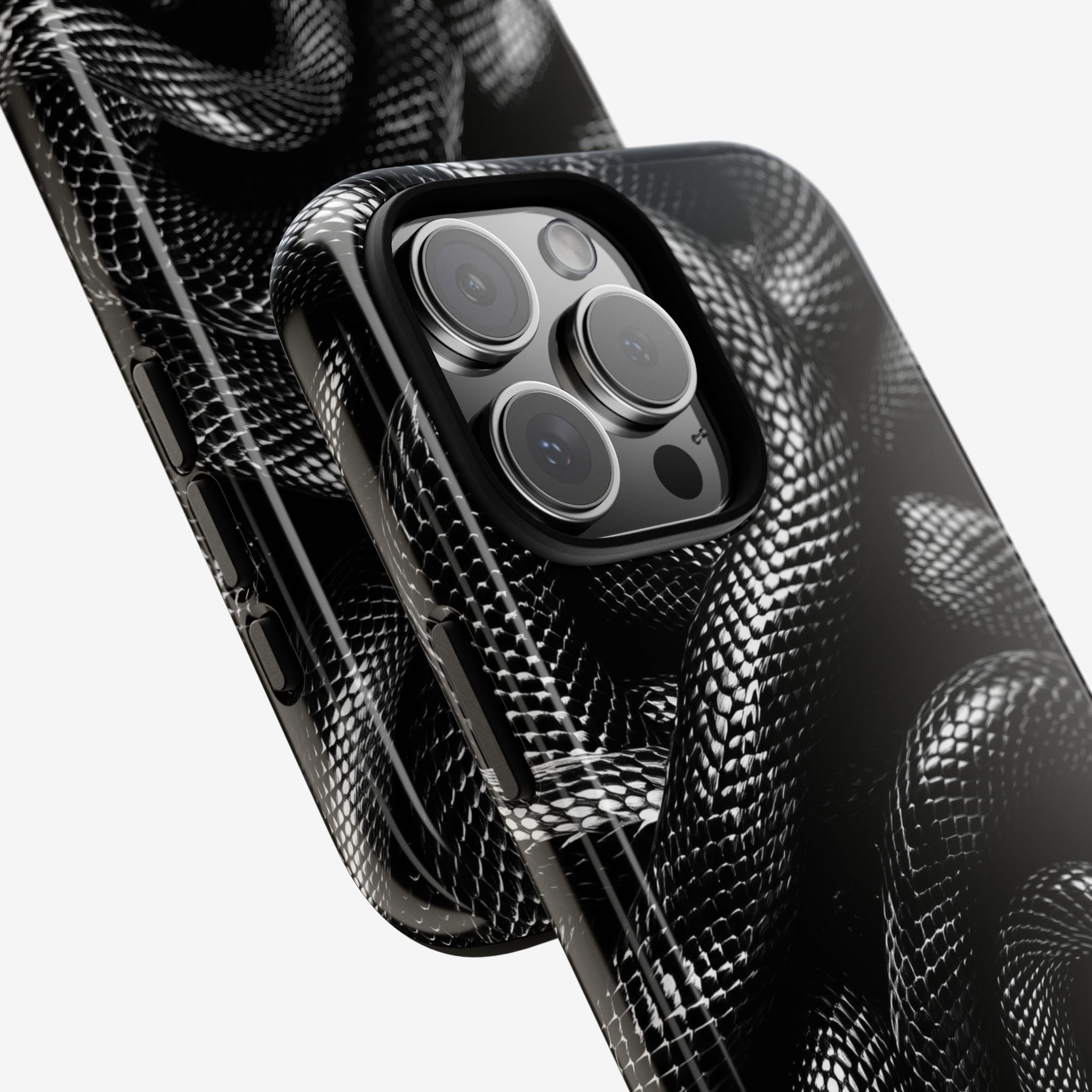 Black Snakes Premium Tough Shining Phone Case (Double Layer) Available For All iPhone Models