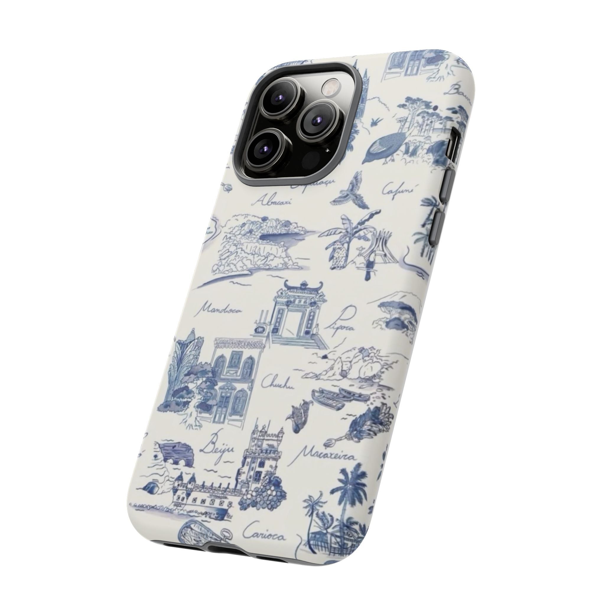 Crimson Bloom Tough Case  Available For All iPhone Models