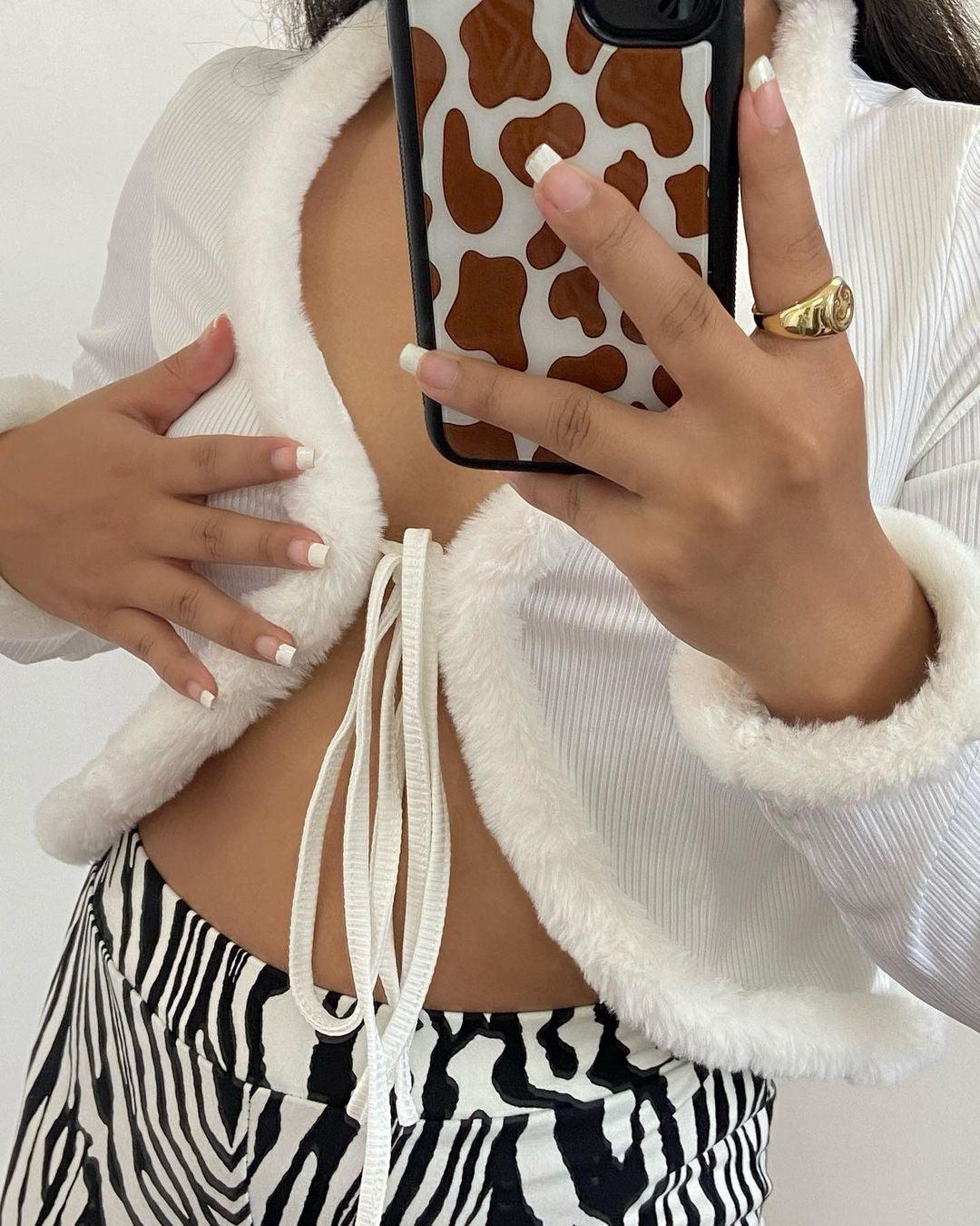 Brown Moo Moo Glass Case - Case On