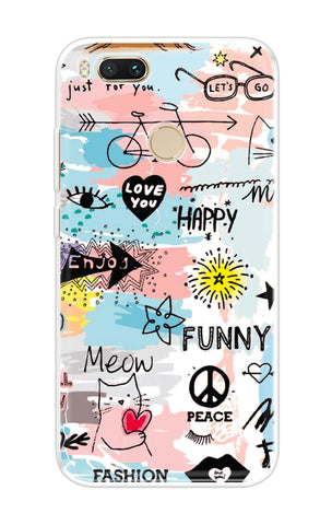 Happy Doodle Soft Cover for Xiaomi Mi A1