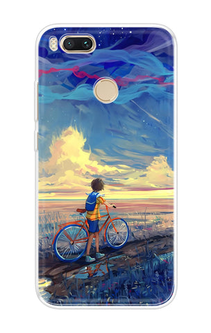 Riding Bicycle to Dreamland Soft Cover for Xiaomi Mi A1