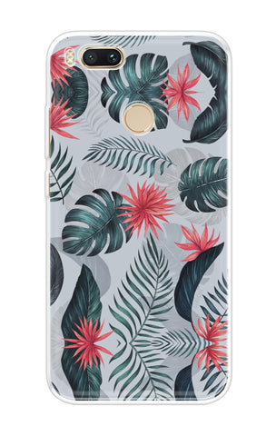 Retro Floral Leaf Soft Cover for Xiaomi Mi A1
