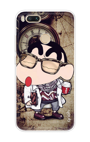 Nerdy Shinchan Soft Cover for Xiaomi Mi A1