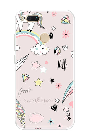 Unicorn Doodle Soft Cover For Xiaomi Mi A1