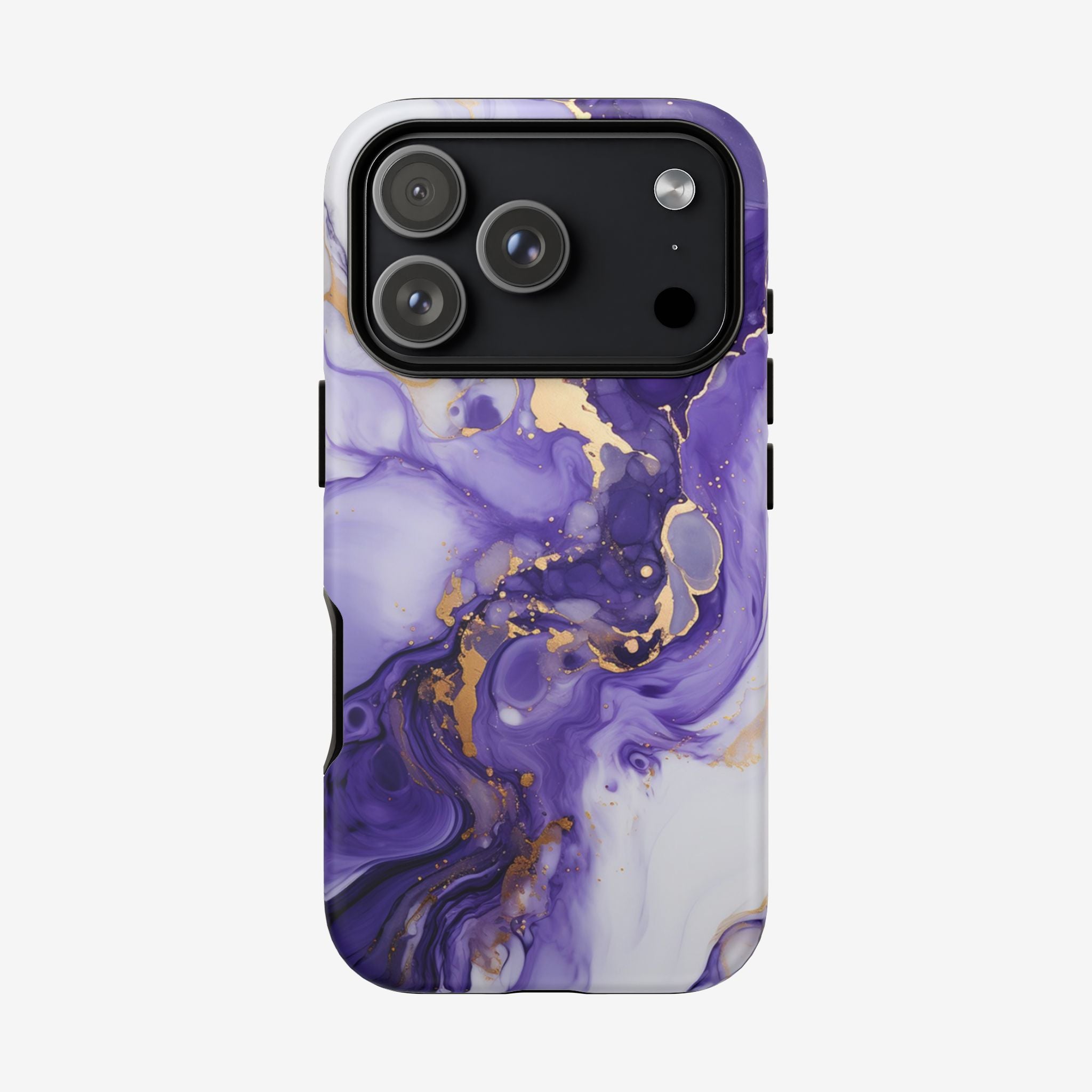 Violet Flow Premium Tough Shining Phone Case (Double Layer) Available For All iPhone Models