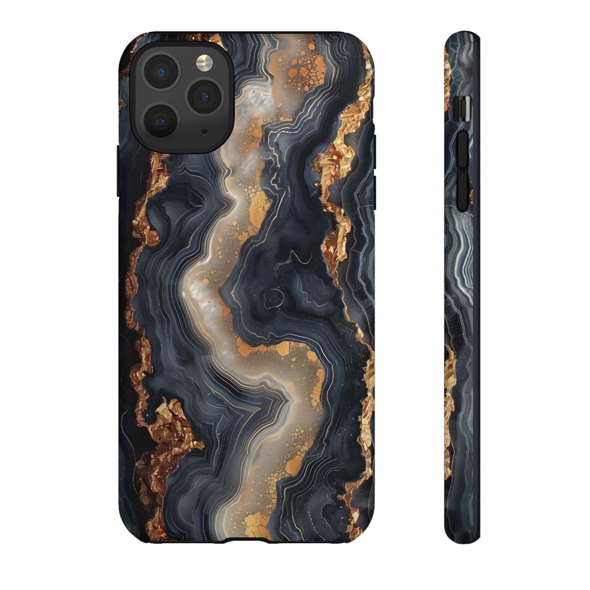 Midnight Agate Premium Tough Shining Phone Case (Double Layer) Available For All iPhone Models