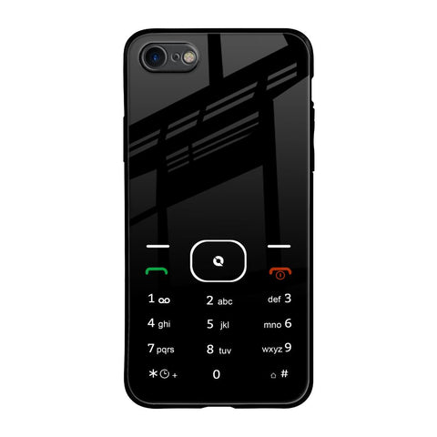 Classic Keypad Pattern Glossy Case for iPhone 8