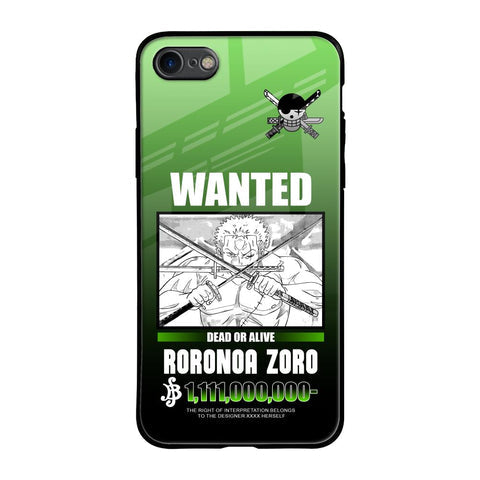 Zoro Wanted Glossy Case for iPhone 8
