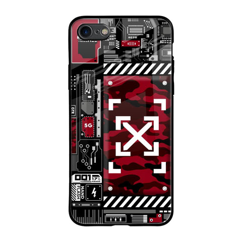 Technology Art Glossy Case for iPhone 8