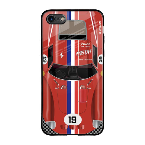 Racing Vintage Glossy Case for iPhone 8