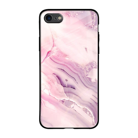Diamond Pink Gradient Glossy Case For iPhone 8