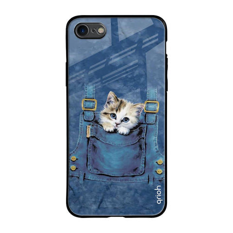 Kitty In Pocket Glossy Case For iPhone 8