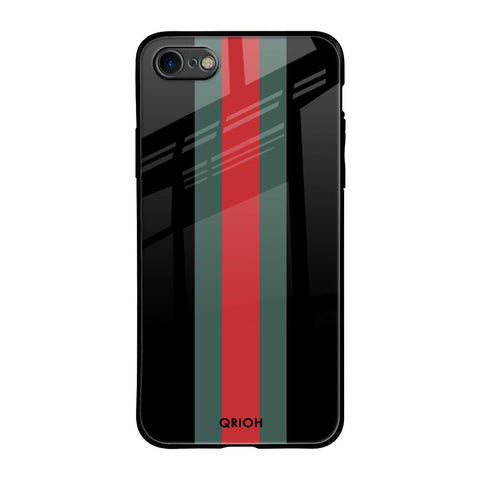 Vertical Stripes Glossy Case for iPhone 8
