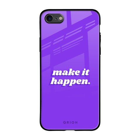 Make it Happen Glossy Case for iPhone 8