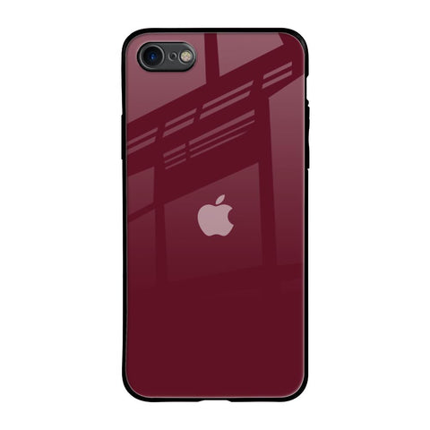 Classic Burgundy Glossy Case for iPhone 8