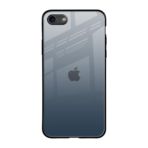 Smokey Grey Color Glossy Case For iPhone 8