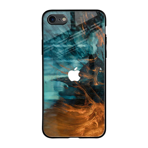 Golden Splash Glossy Case for iPhone 8