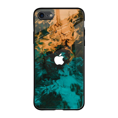 Watercolor Wave Glossy Case for iPhone 8