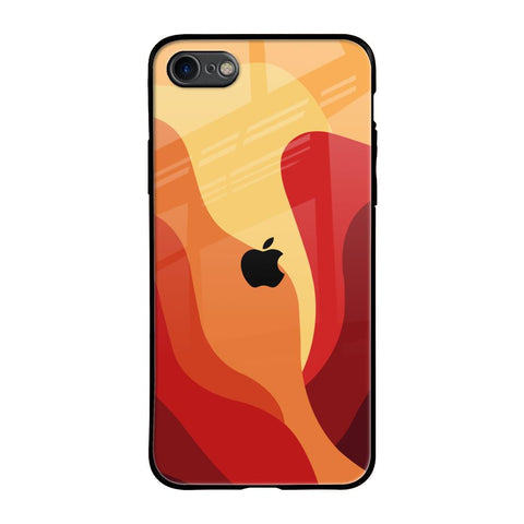 Magma Color Pattern Glossy Case for iPhone 8