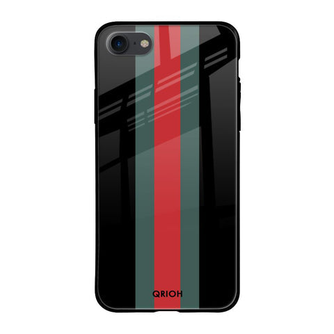 Vertical Stripes Glossy Case for Apple iPhone 8