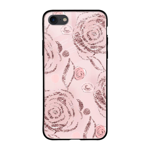 Shimmer Roses Glossy case for iPhone 8