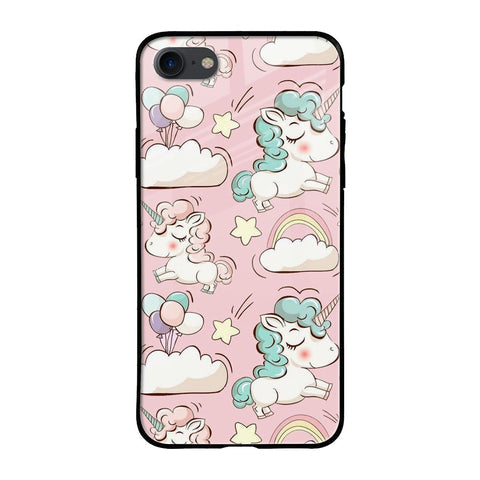 Balloon Unicorn Glossy case for iPhone 8