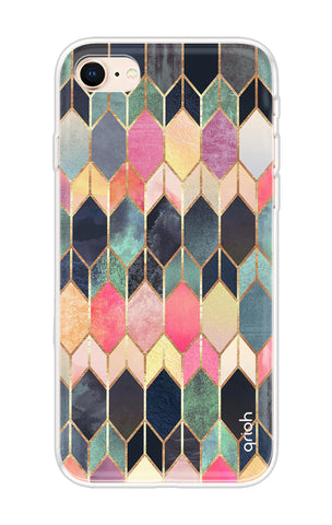 Shimmery Pattern Soft Cover for iPhone 8