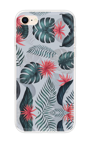 Retro Floral Leaf Soft Cover for iPhone 8