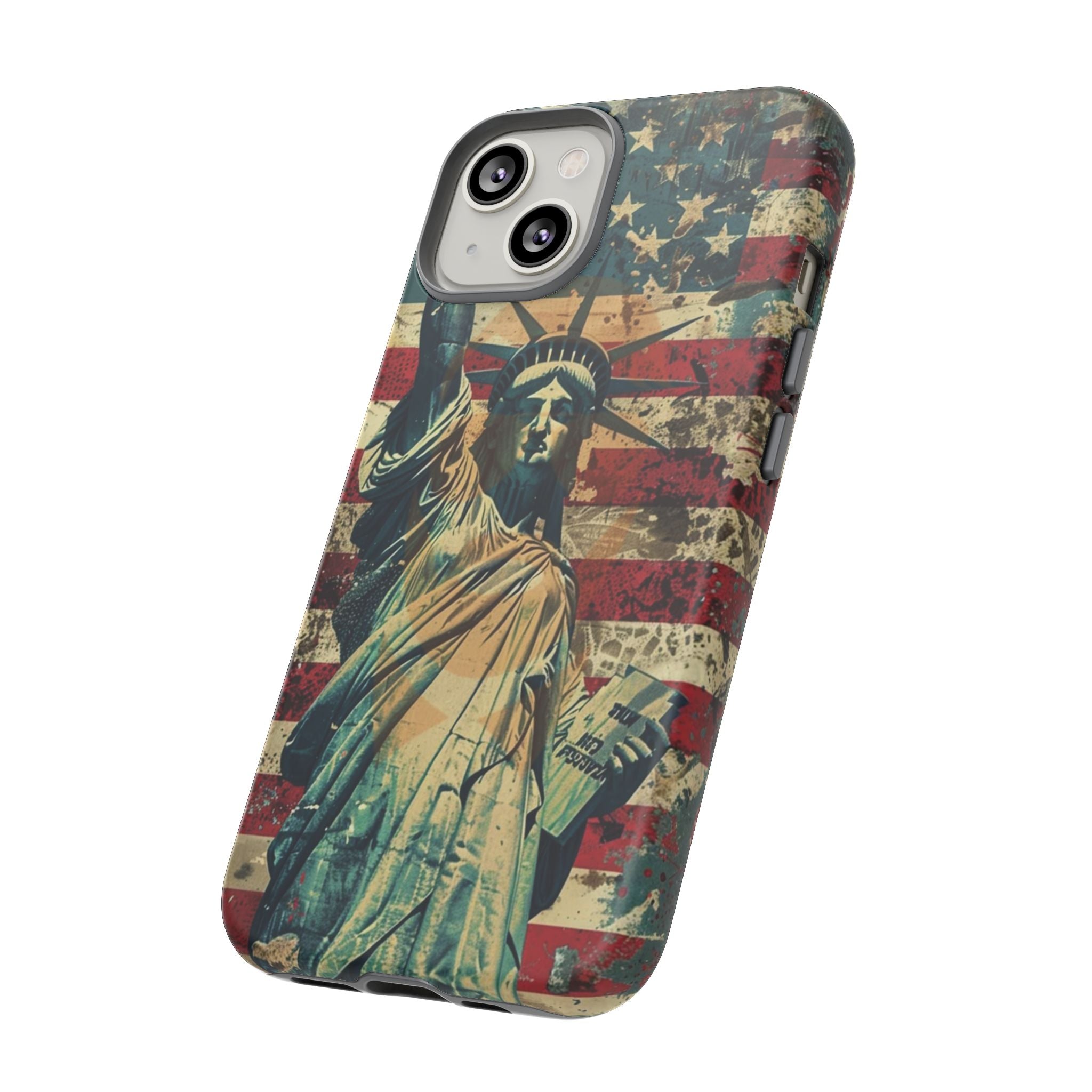 Vintage Liberty Premium Tough Shining Phone Case (Double Layer) Available For All iPhone Models