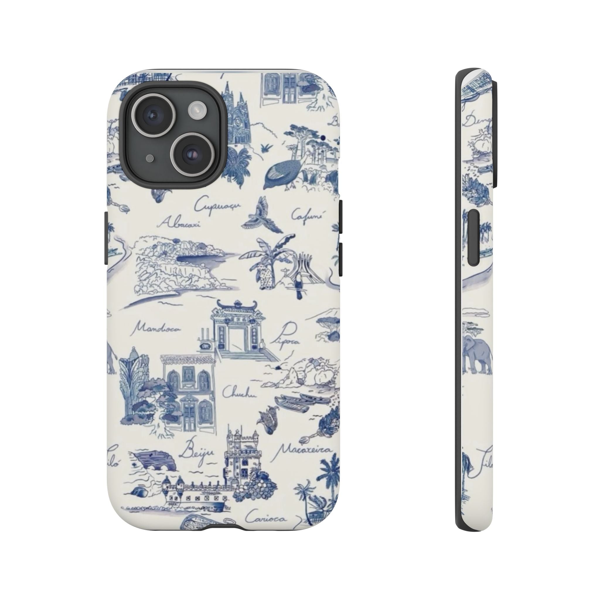Crimson Bloom Tough Case  Available For All iPhone Models