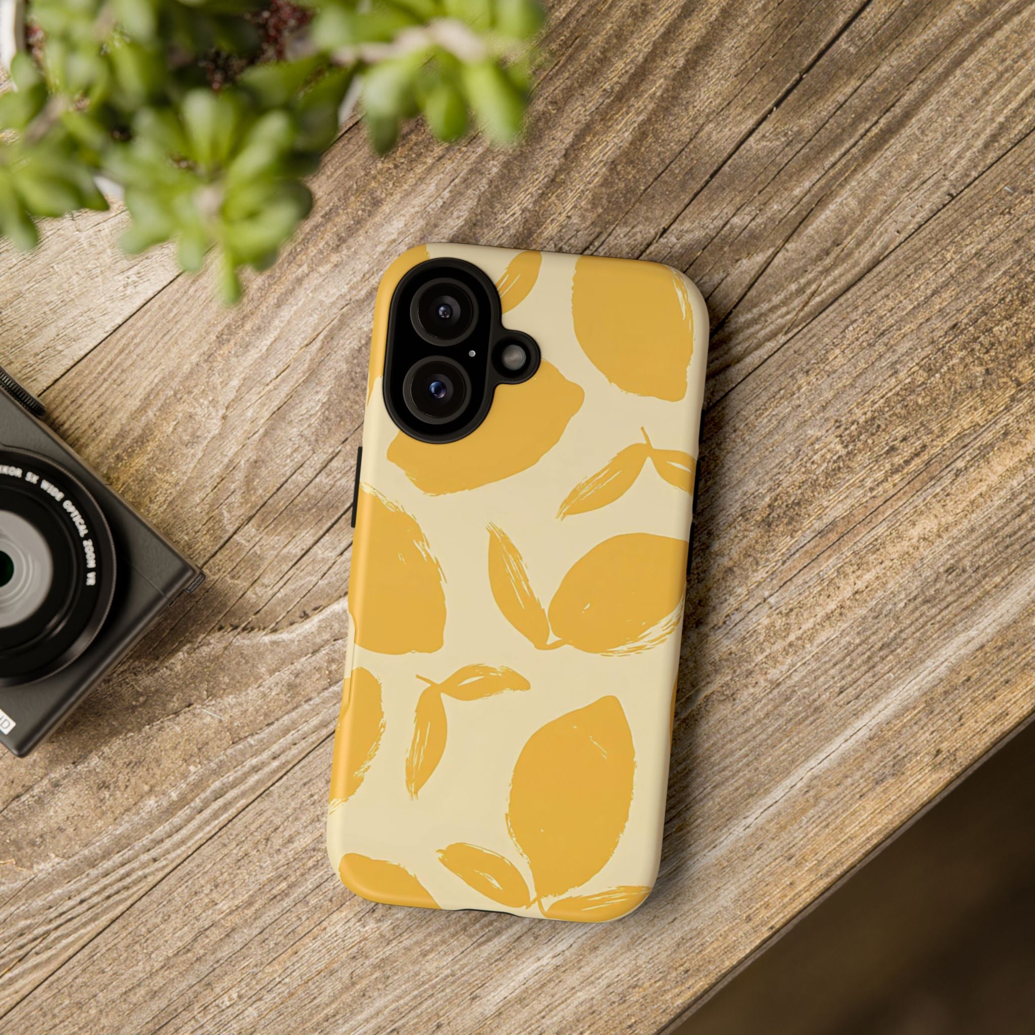 Citrus Glow Premium Tough Shining Phone Case (Double Layer) Available For All iPhone Models