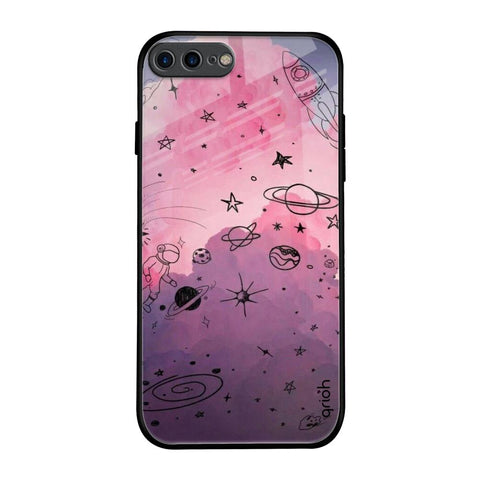 Space Doodles Glossy Case for iPhone 8 Plus