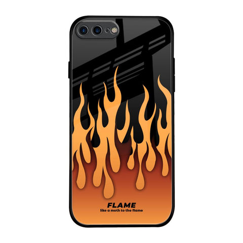 Fire Flame Glossy Case for iPhone 8 Plus