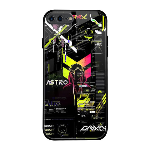 Astro Glitch Glossy Case for iPhone 8 Plus