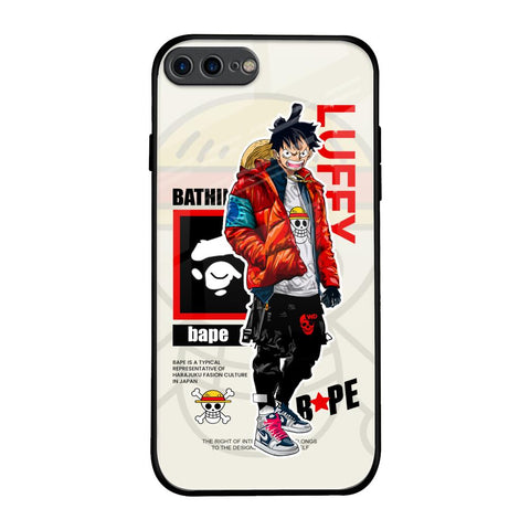 Bape Luffy Glossy Case for iPhone 8 Plus
