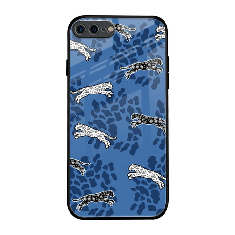 Blue Cheetah Glossy Case for iPhone 8 Plus