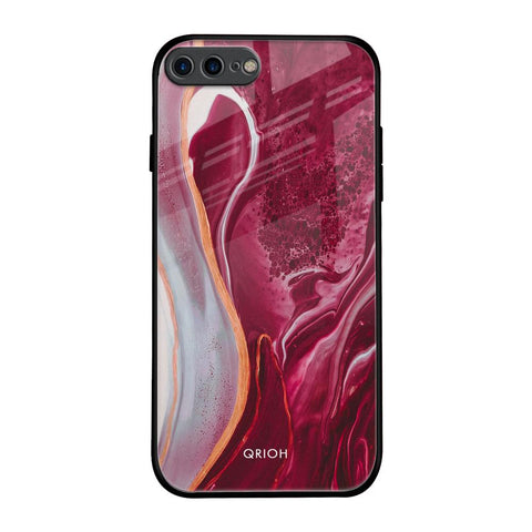 Crimson Ruby Glossy Case for iPhone 8 Plus