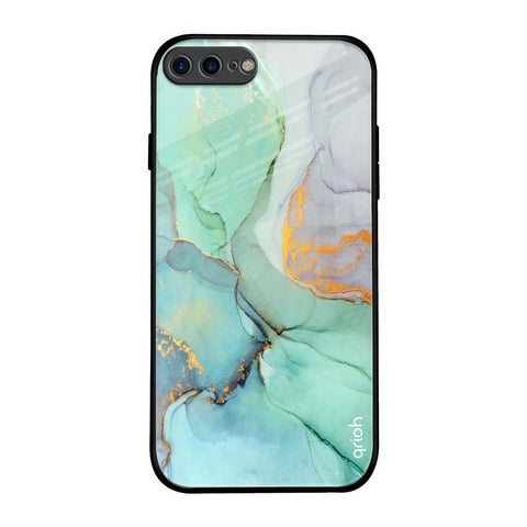 Green Marble Glossy Case for iPhone 8 Plus