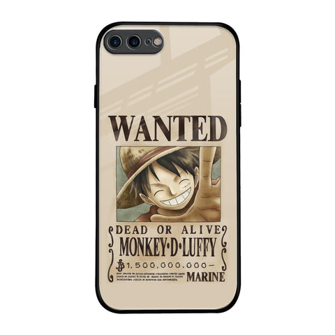 Luffy Wanted Glossy Case for iPhone 8 Plus