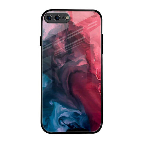 Blue & Red Smoke Glossy Case for iPhone 8 Plus