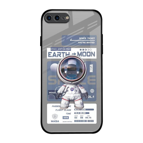 Space Flight Pass Glossy Case for iPhone 8 Plus