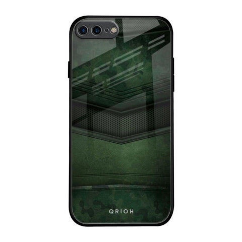 Green Leather Glossy Case for iPhone 8 Plus