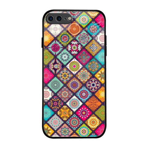 Multicolor Mandala Glossy Case for iPhone 8 Plus